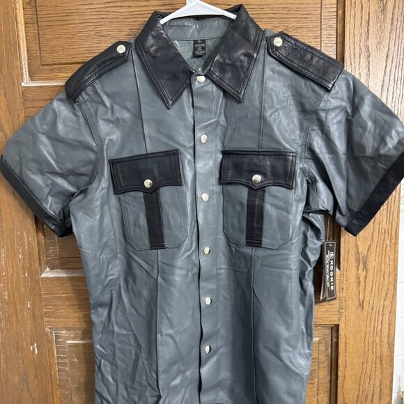 Vintage Kookie Leather Highway Patrol Shirt 2X - Picture 1 of 4
